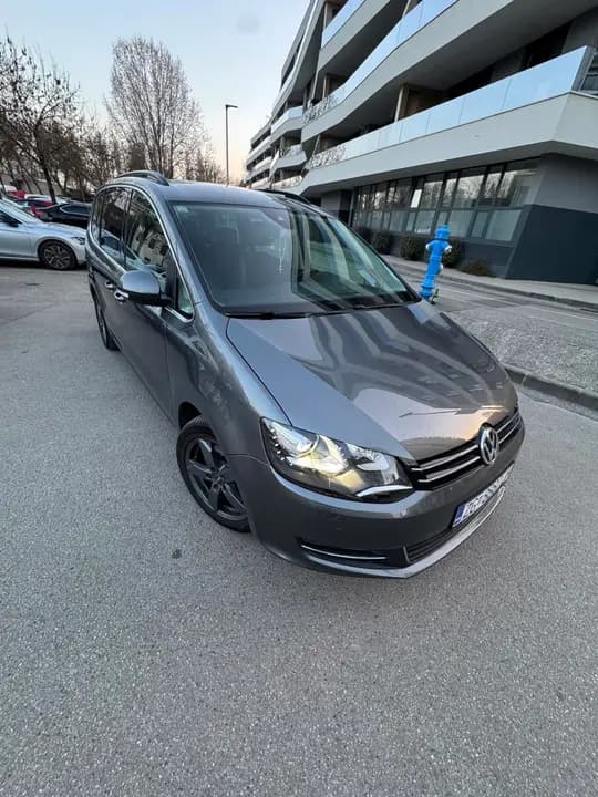 VW Sharan 2,0 TDI Comfortline, DSG, 7 sjed, kuka