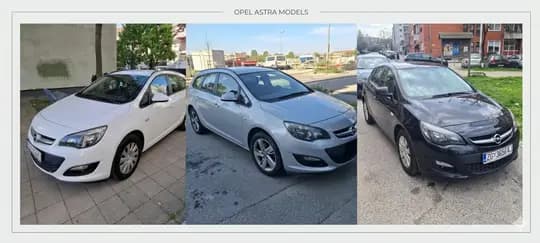 Opel astra 2015 vise komada 