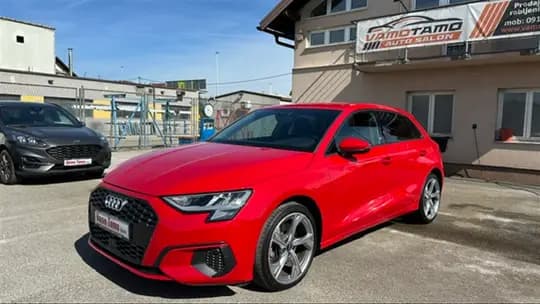 Audi A3 35 TDI S-tronic, 150KS, Navi, Virtual, LED, Kamera, F1, Alu18, U PDV-u.