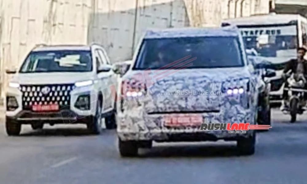 Novi MG plug-in hibridni SUV ponovno snimljen na testiranju u Indiji
