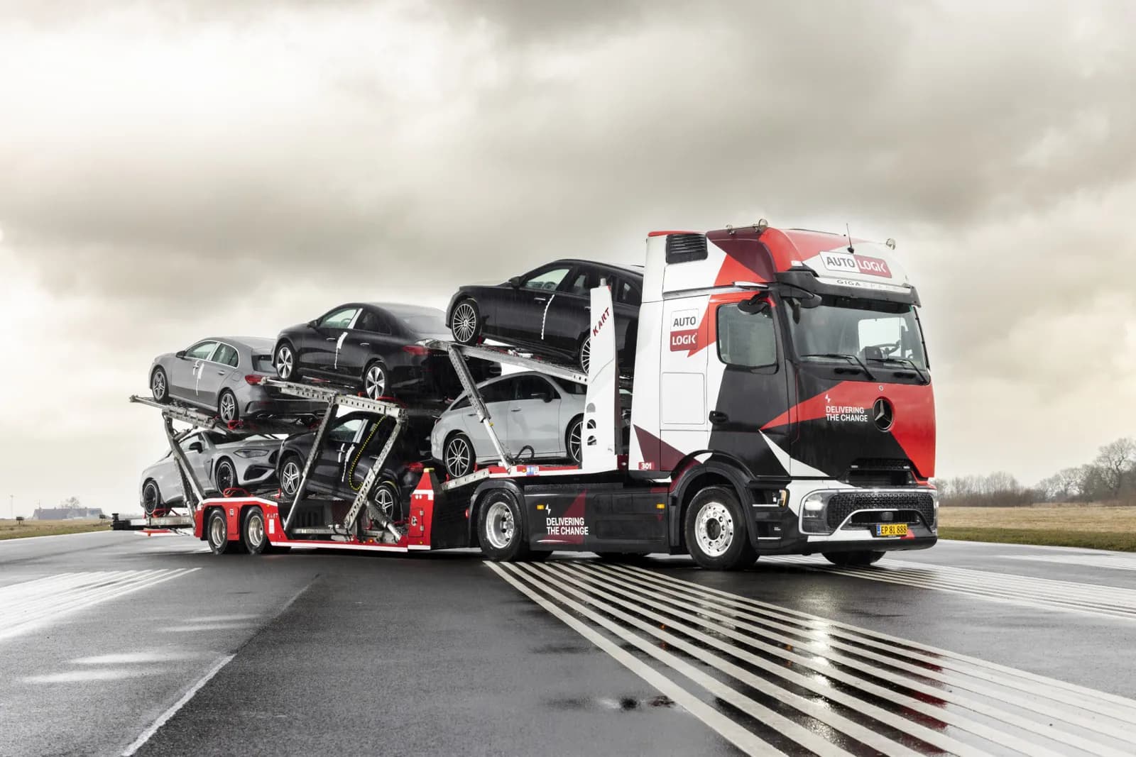 Dansk Auto Logik prvi put koristi eActros 600 kao prijevoznik automobila