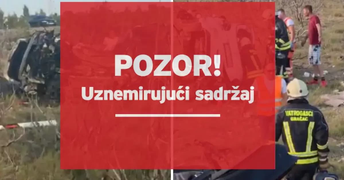 Teška nesreća kod Obrovca: Dvoje poginulih, automobili smrskani