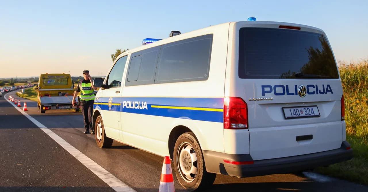Dramatična potjera na A6 kod Rijeke: Prevrnuto vozilo i bijeg prema JGL-u