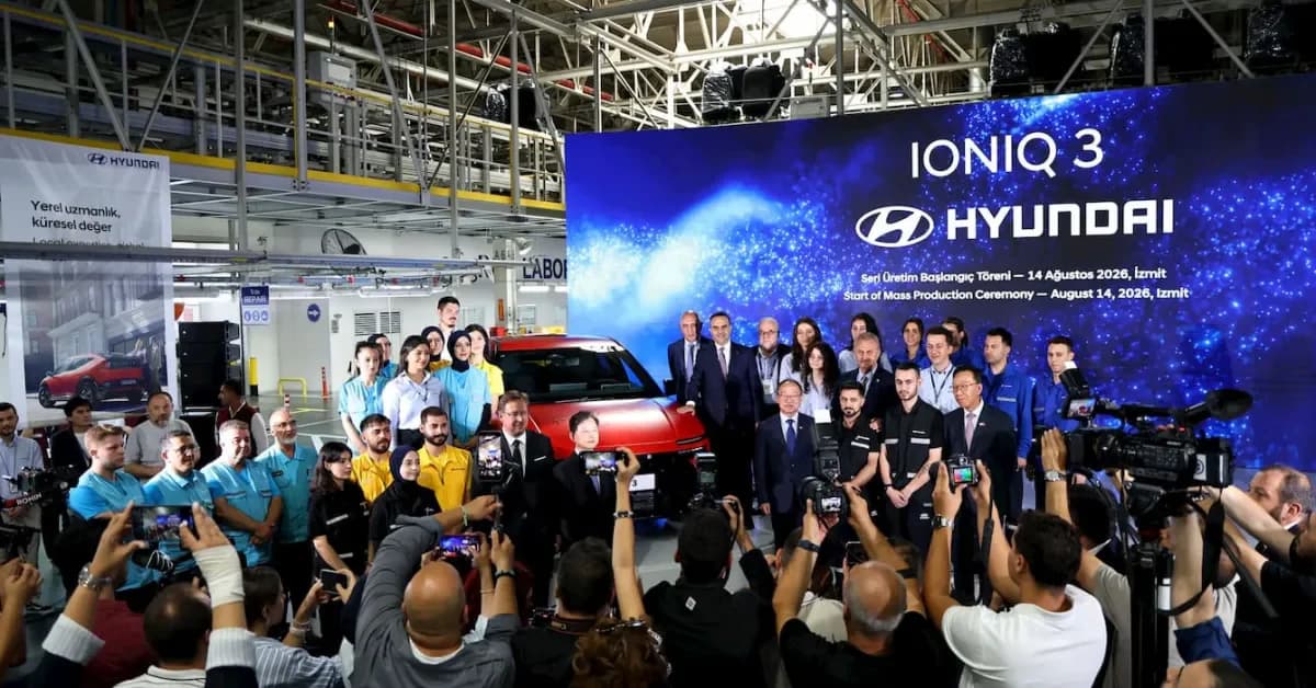 Hyundai pokreće proizvodnju IONIQ-a 3, pristupačnog električnog hatchbacka