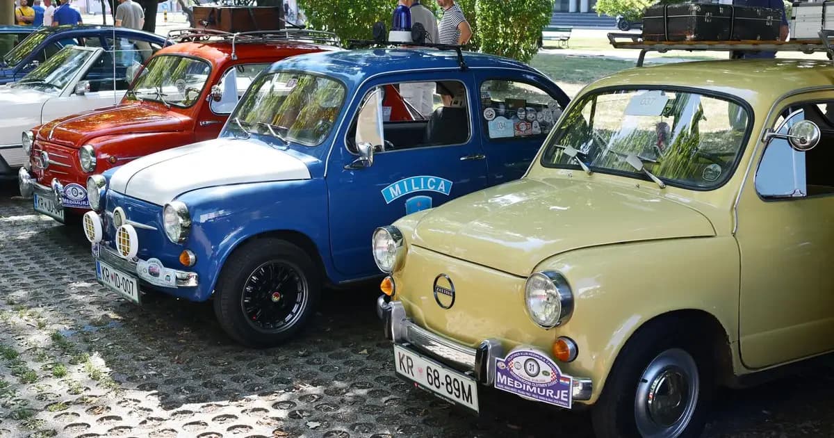 Legende na kotačima: Fićeki, BMW i Rolls Royce obilježili oldtimer susret u Čakovcu
