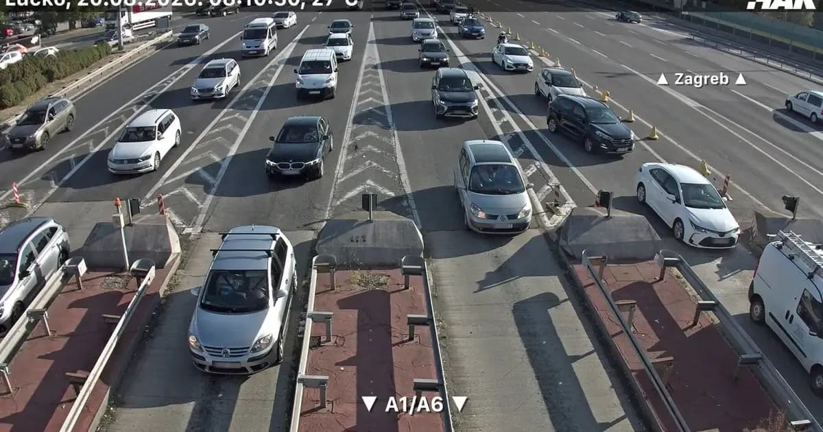 Prometna nesreća kod čvora Sesvete, kolona duga pet kilometara