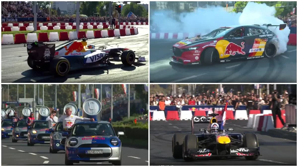 Formula 1 protutnjala Zagrebom: Spektakl na Vukovarskoj privukao 10.000 obožavatelja