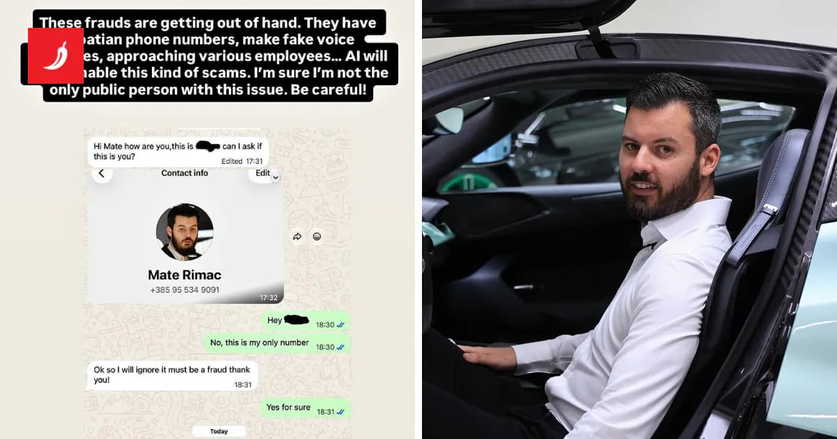 Mate Rimac upozorava na sve sofisticiranije prevare
